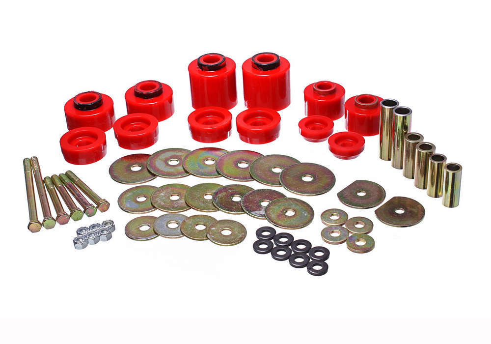 Energy Suspension Body Mount Bushing Set MPN ENE4-4123R For Ford Fullsize Truck 1980-98