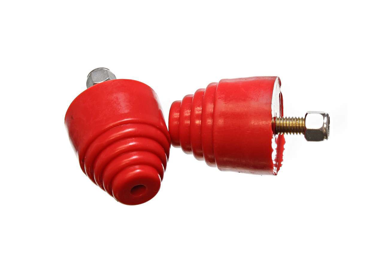 Energy Suspension Bump Stop 2-1/8 x 2in Stepped Cone Pair ENE9-9101R