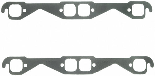 Fel-Pro SB Chevy Exhaust Gaskets SQUARE PORTS STOCK SIZE MPN FEL1404 For Chevy