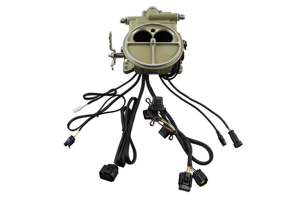 Fitech Fuel Injection Go EFI 2 Barrel EFI Kit HP Classic Gold FIT39001