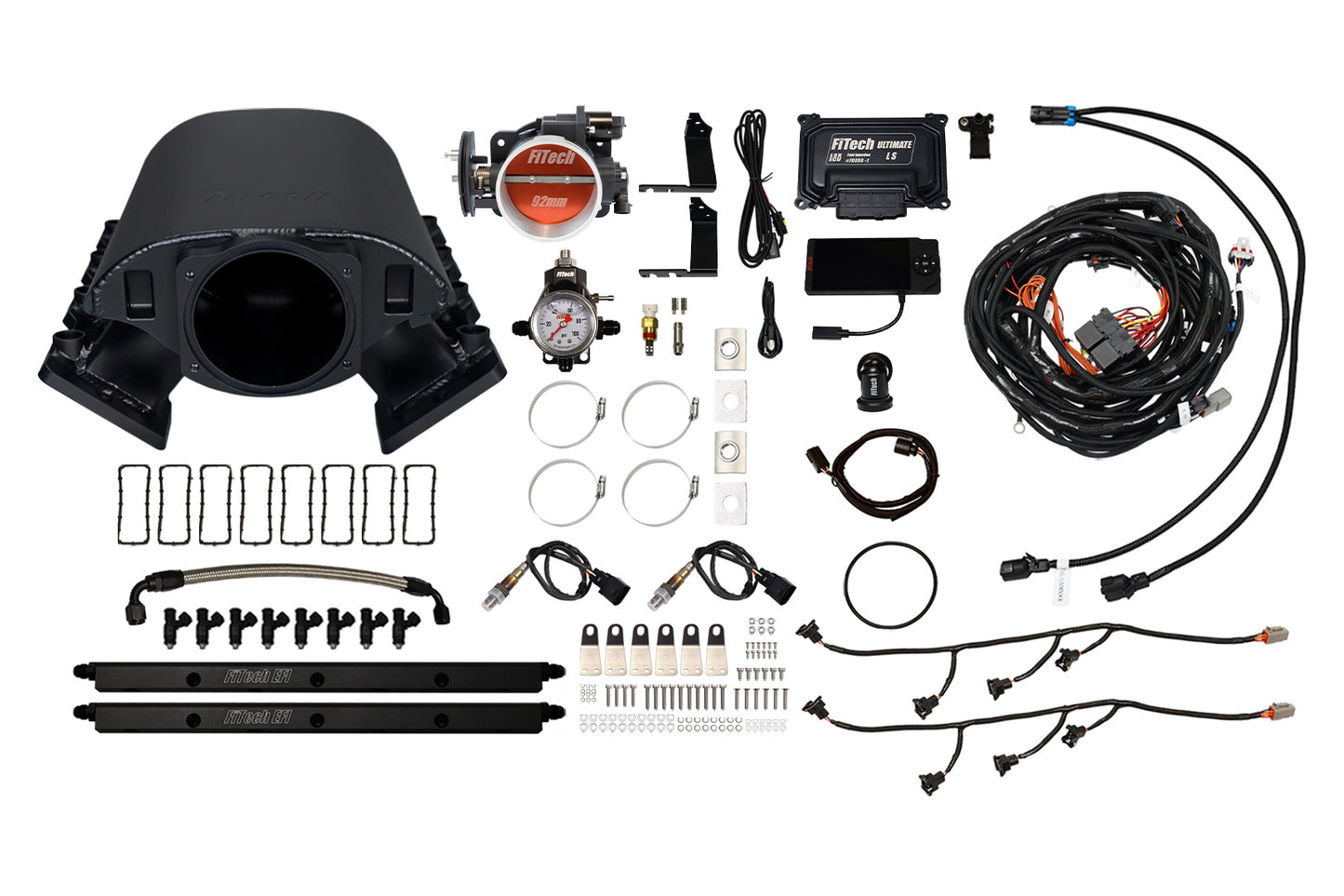 Fitech Fuel Injection Ultimate Rebel LS 500HP EFI System w/Trans Cont MPN FIT70089 For GM LS-Series