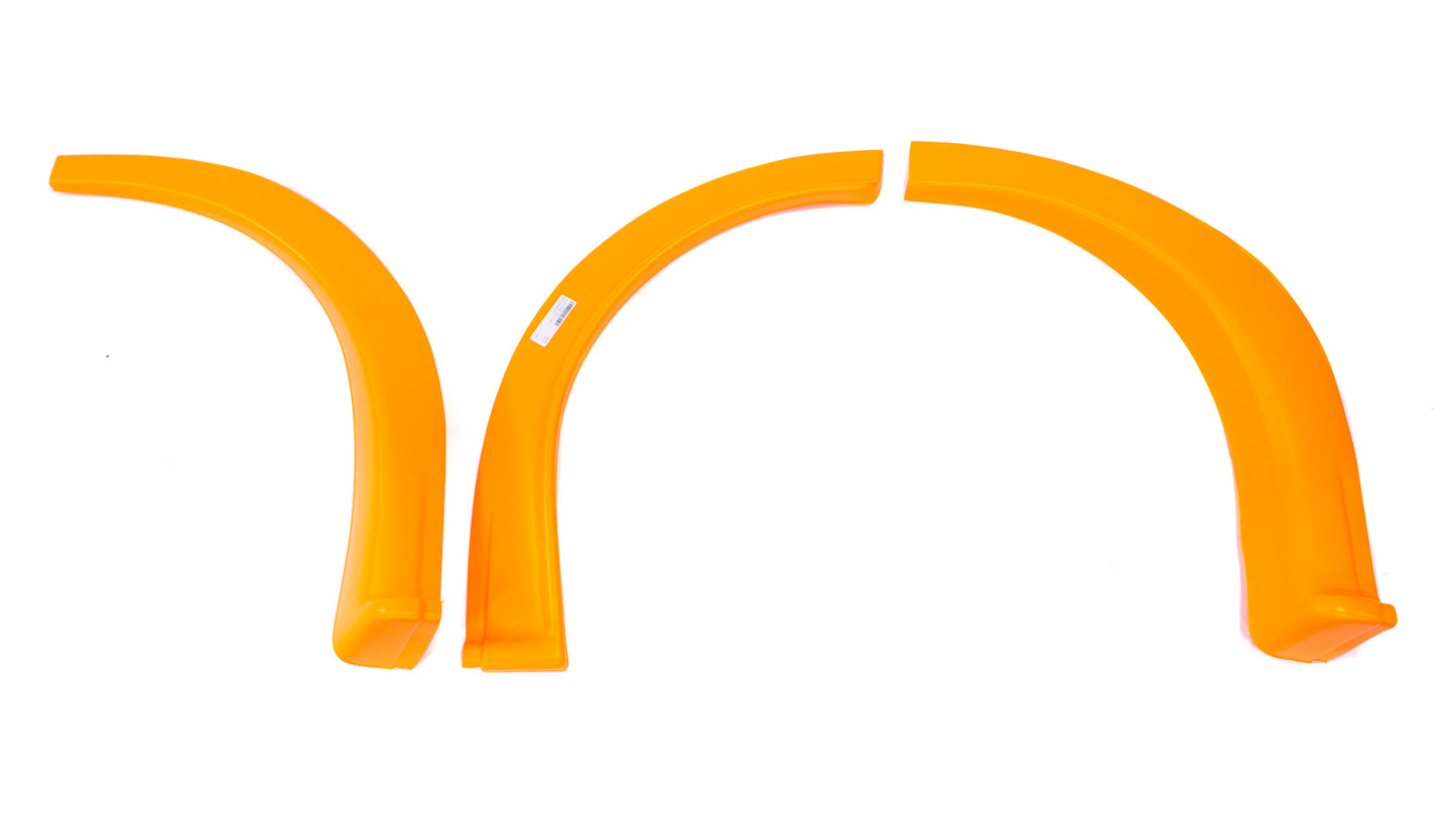 Fivestar MD3 Wheel Flares Dirt Bright Orange Left MPN FIV007-261-FOL