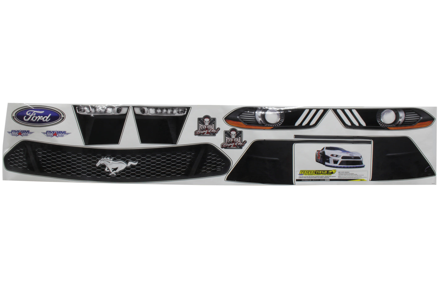 Fivestar 2019 LM Mustang Nose ID Kit MPN FIV11322-44141 For Ford Mustang