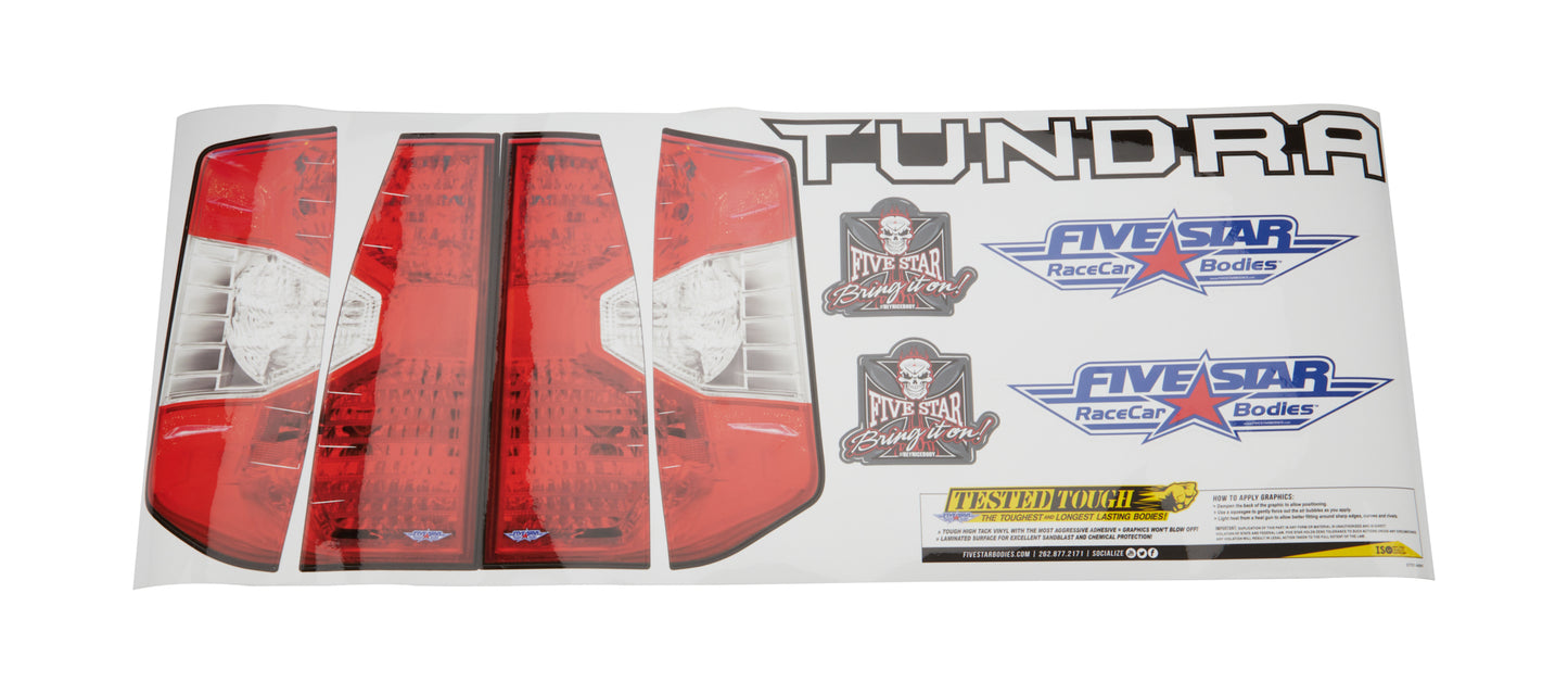 Fivestar Graphics Tail ID Kit Toyota Tundra MPN FIV21721-44541 For Toyota Truck