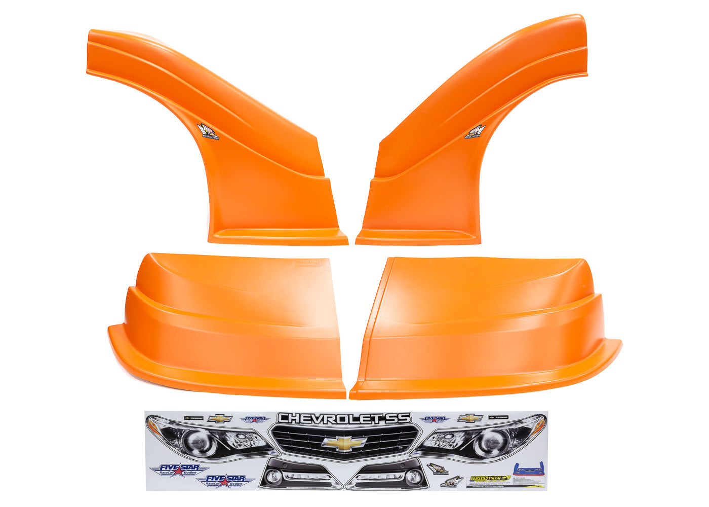 Fivestar MD3 Evo DLM Combo Flt RS Chevy SS Orange MPN FIV32123-43554-OR-FR For Chevy Dirt Late Model