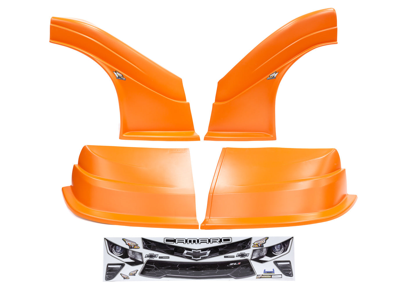 Fivestar MD3 Evo DLM Combo Flt RS Camaro Orange MPN FIV32133-43554-OR-FR For Chevy Camaro, Dirt Late Model