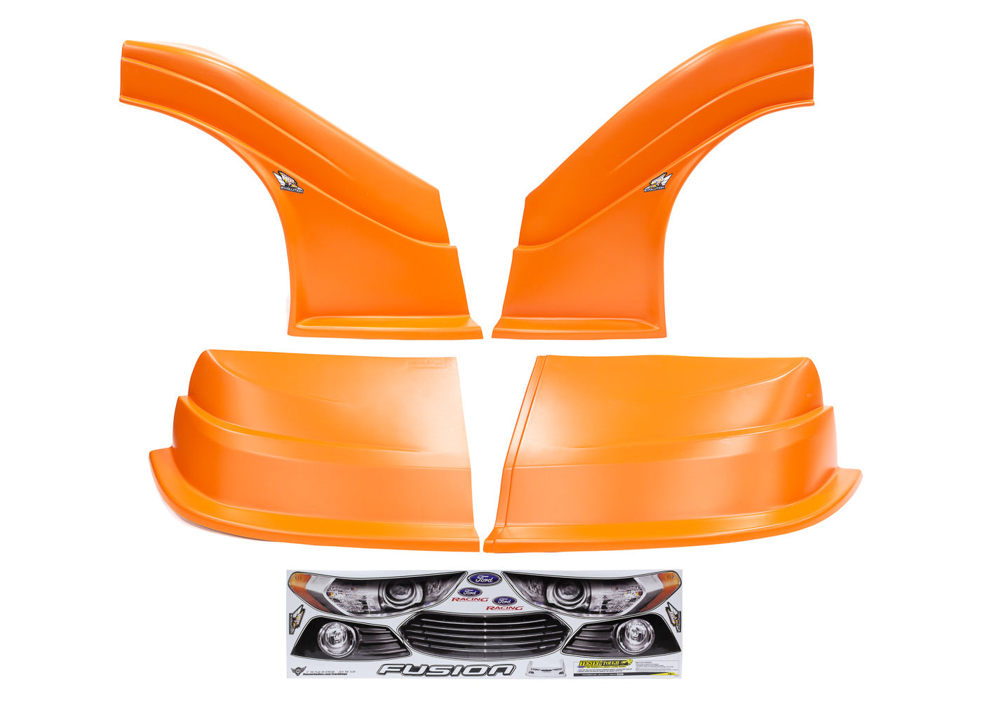 Fivestar MD3 Evo DLM Combo Flt RS Fusion Orange MPN FIV32313-43554-OR-FR For Ford Dirt Late Model