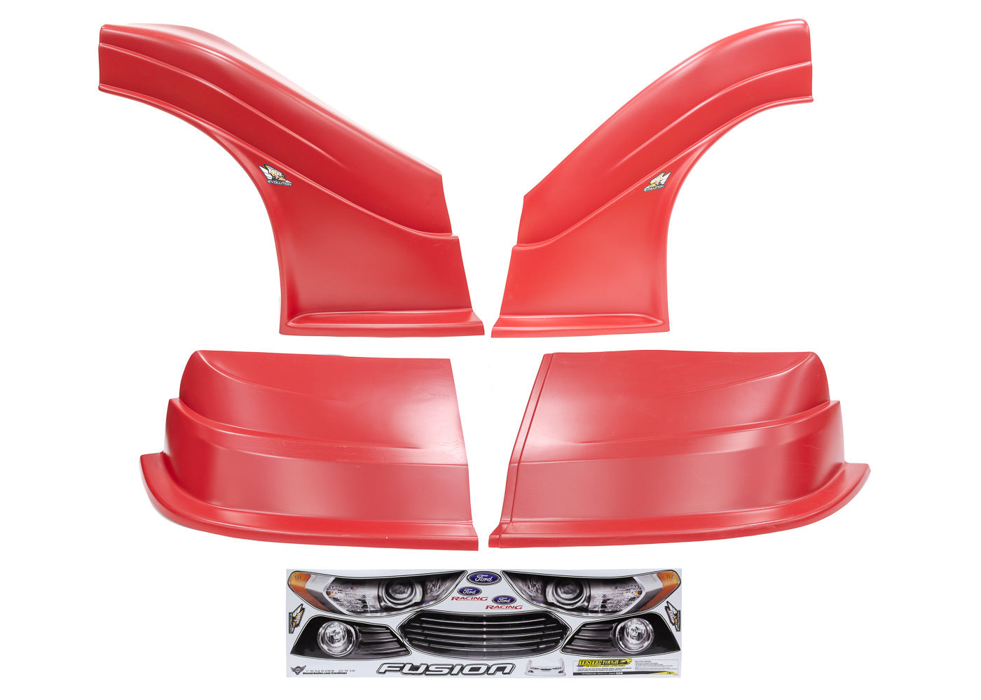 Fivestar MD3 Evo DLM Combo Flt RS Fusion Red MPN FIV32313-43554-R-FR For Ford Dirt Late Model