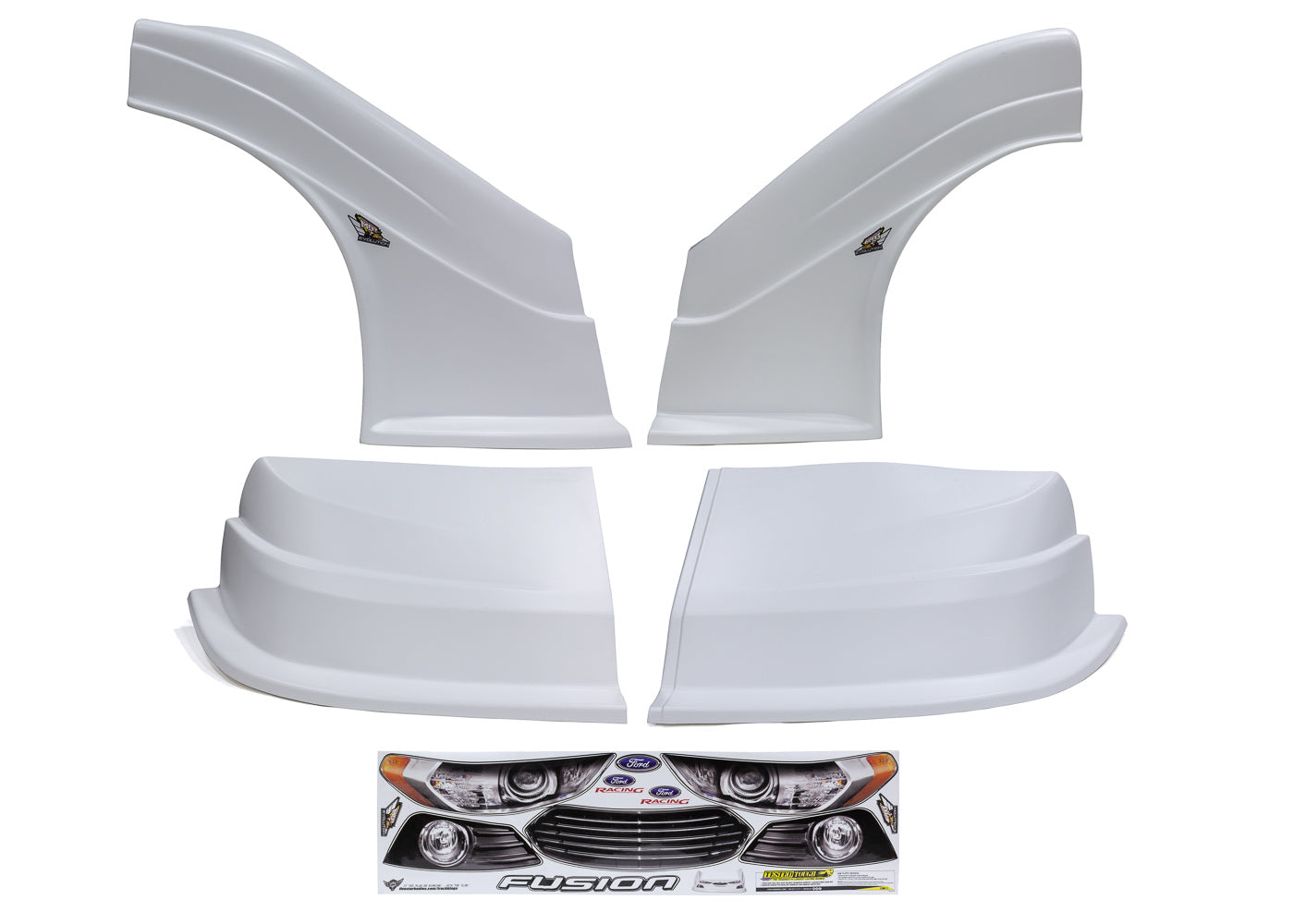 Fivestar MD3 Evo DLM Combo Flt RS Fusion White MPN FIV32313-43554-W-FR For Ford Dirt Late Model
