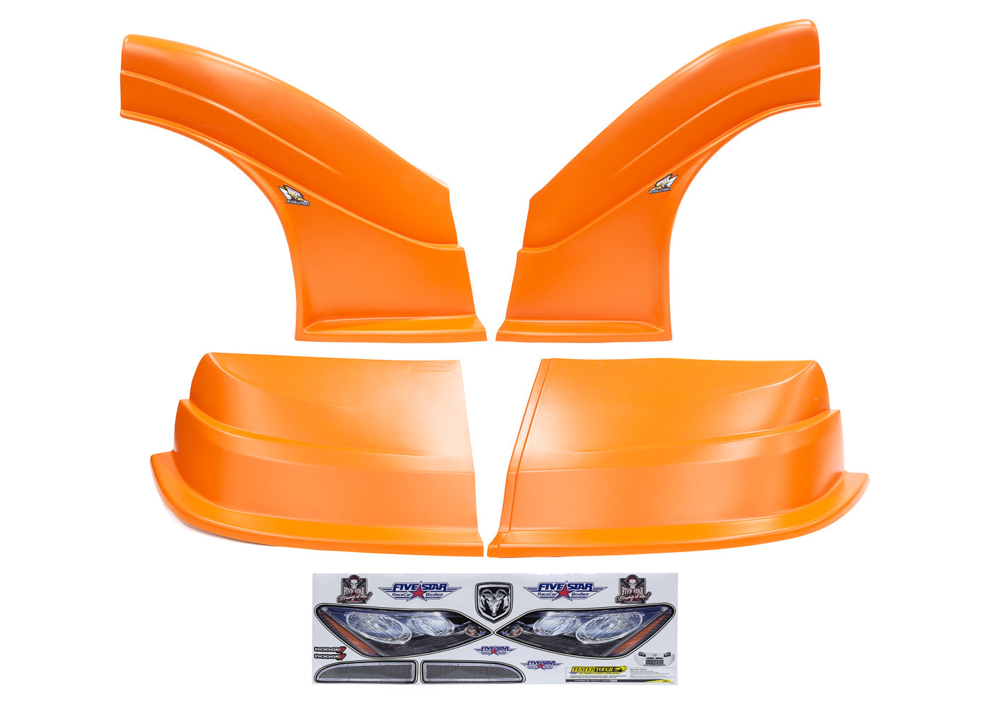 Fivestar MD3 Evolution DLM Combo Charger Orange MPN FIV32513-43554-OR For Dodge Dirt Late Model