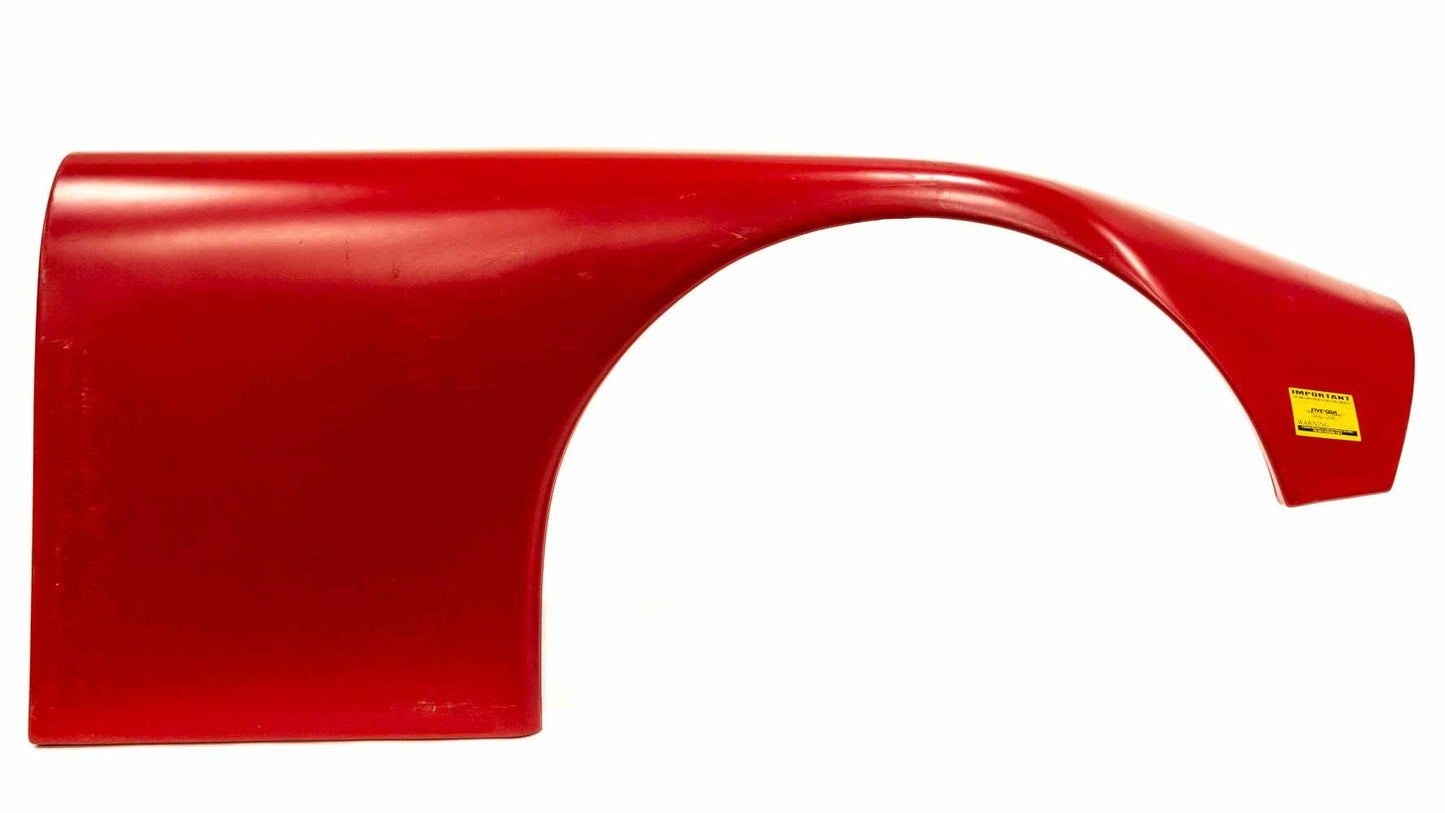 Fivestar ABC Plastic Fender Wide Right Red MPN FIV660-24-RR