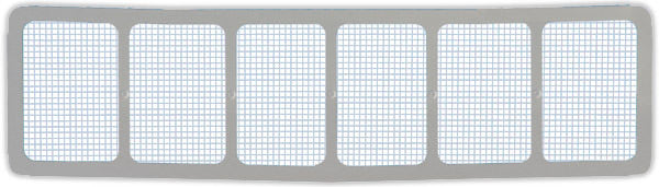 Fivestar Lower Nose Screen 1/4in Mesh MPN FIV660-4112 For Chevy 1988