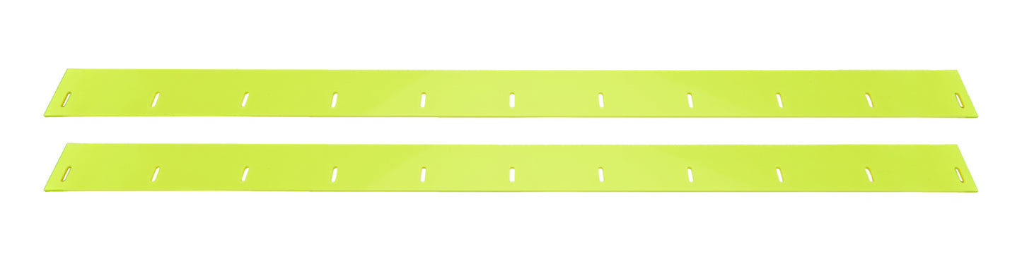 Fivestar Wear Strips Plastic Pair Lower Nose Flour Yellow FIV664-400-FY