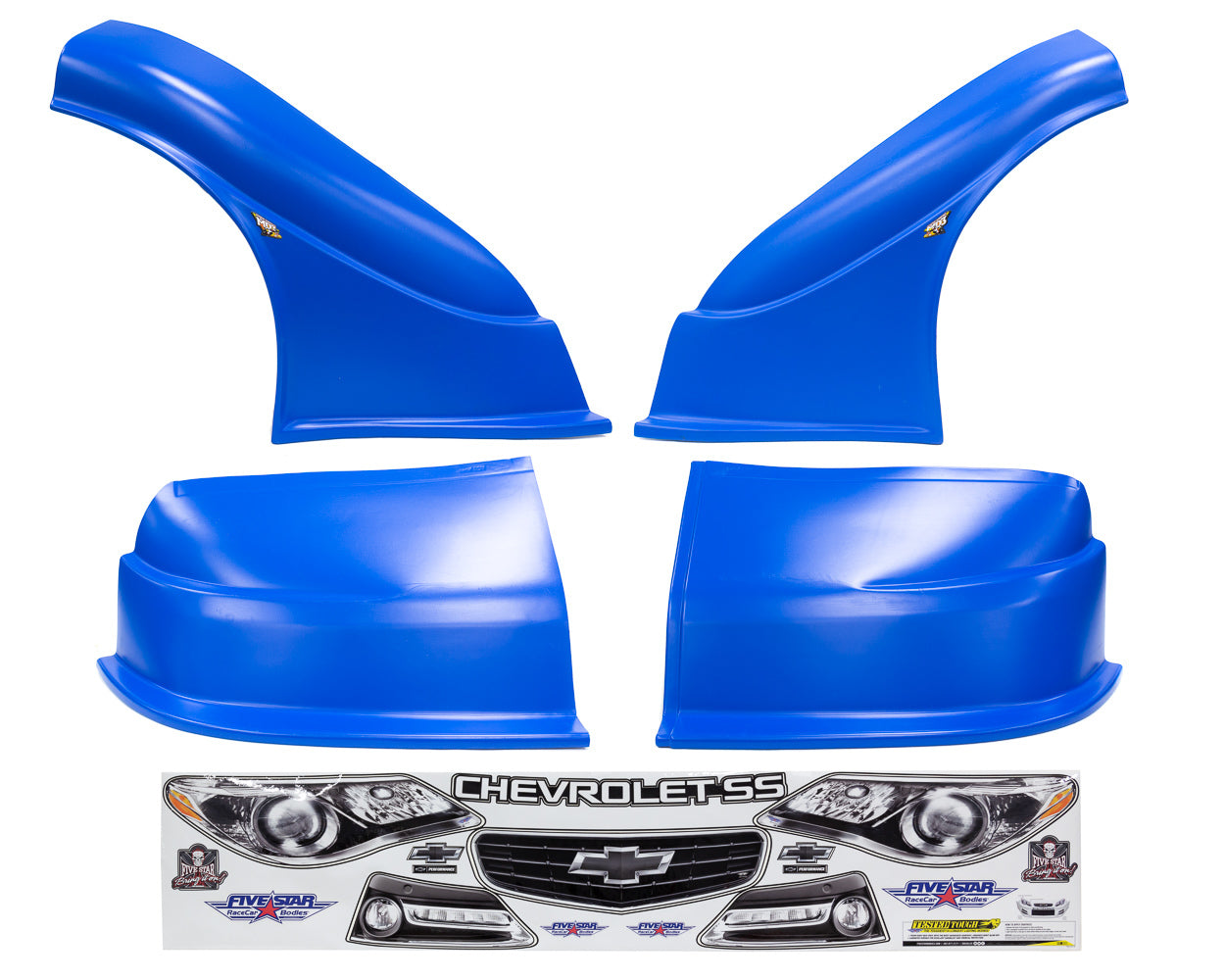 Fivestar Dirt MD3 Combo Chevy SS Chevron Blue MPN FIV680-416-CB For Chevy Dirt Late Model