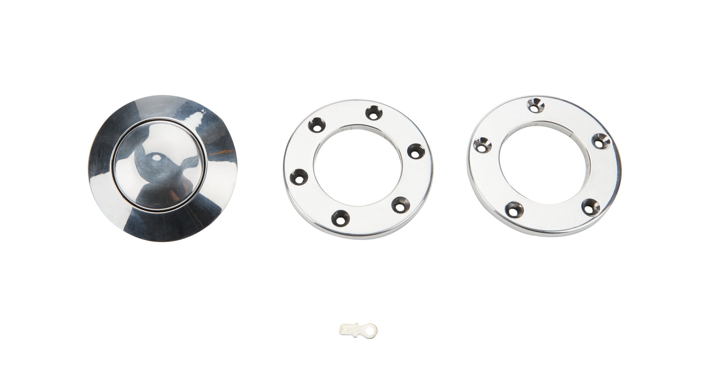 Flaming River Horn Button 5/6 Bolt Polished FLAFR20119HNPL