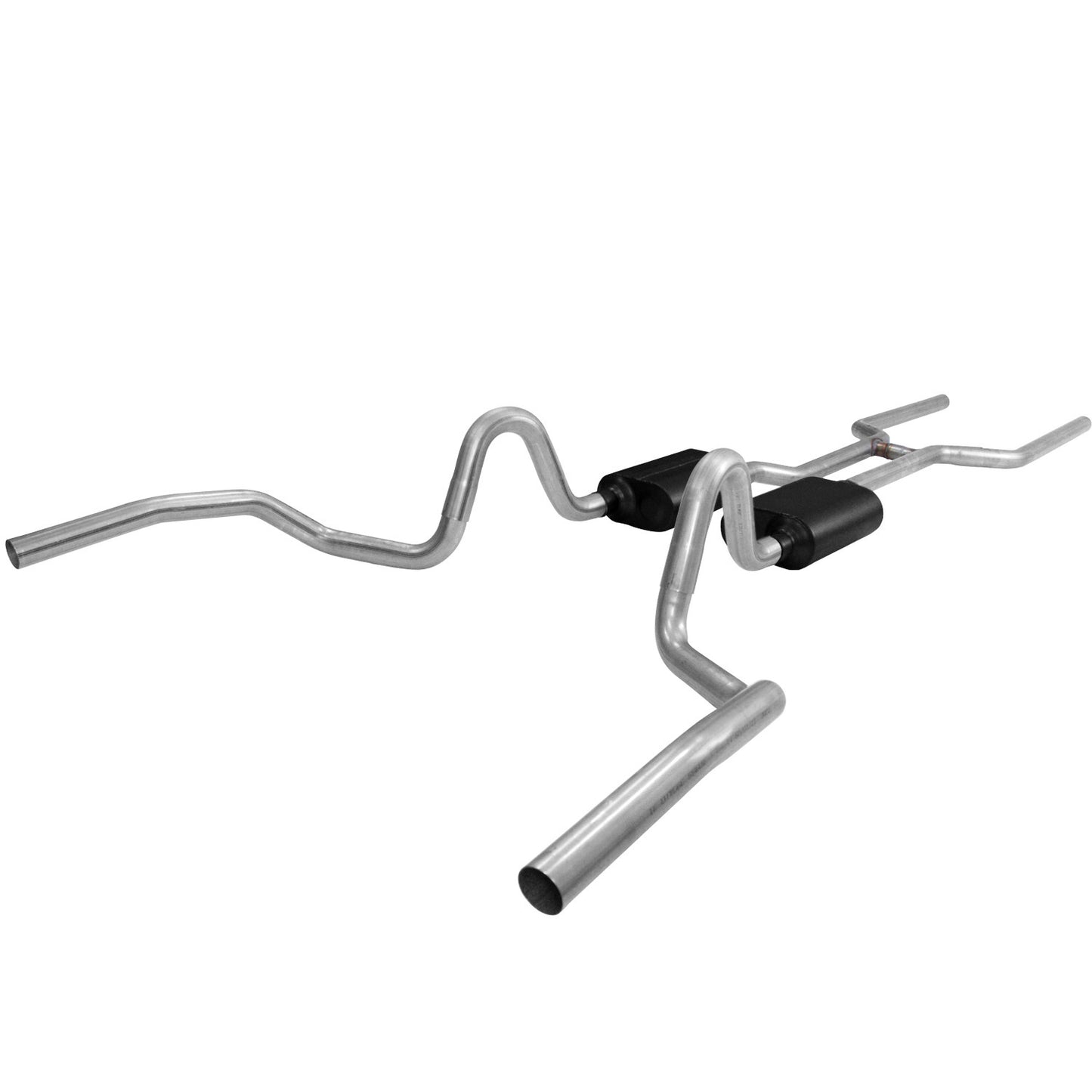 Flowmaster Header-Back Exhaust Kit 68-72 Chevelle V8 2.5in MPN FLO817409 For GM A-Body 1968-72
