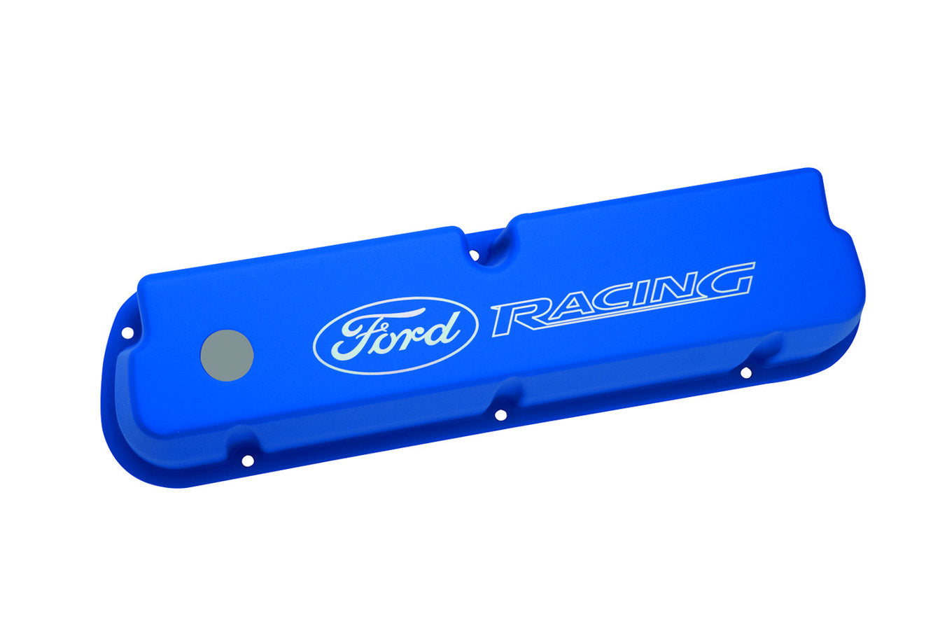 Ford Valve Cover Set Aluminum 302 Blue Laser Etched MPN FRDM6582-LE302BL For Ford