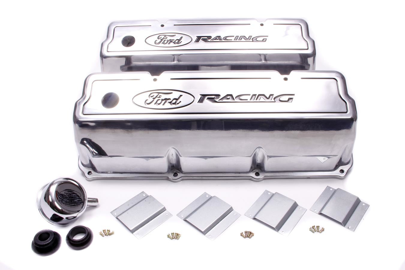 Ford 351C/400M Ford Racing Valve Cover Set MPN FRDM6582-Z351 For Ford Cleveland
