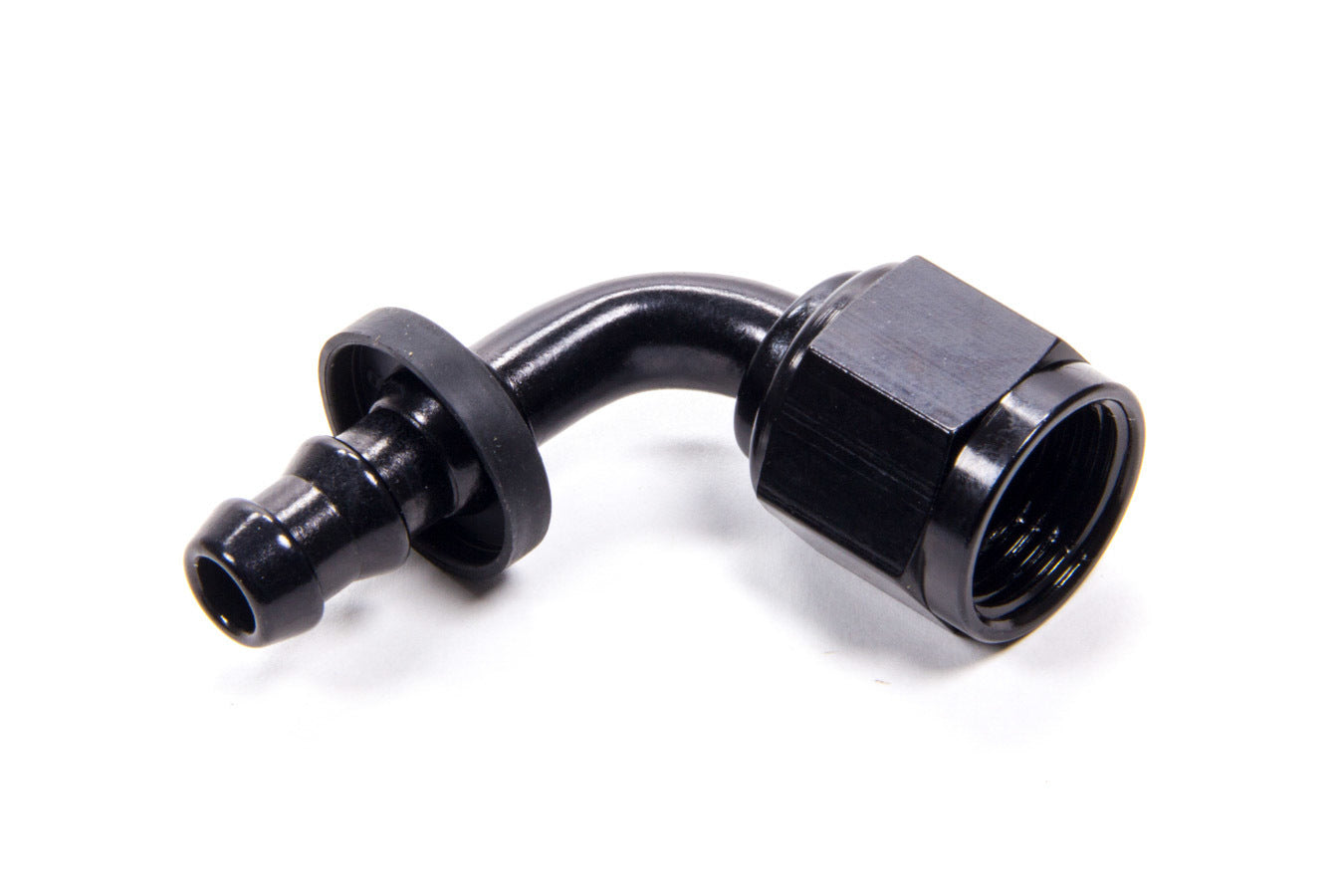 Fragola Hose Conversion Fitting #8 90deg to #6 Hose MPN FRG209108-BL