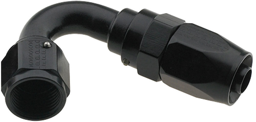 Fragola Hose Fitting #6 120 Deg Pro-Flow Black MPN FRG231206-BL