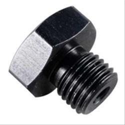 Fragola #8 Port Plug 3/4-16 Black w/ 1/8 FPT Port FRG481428-BL