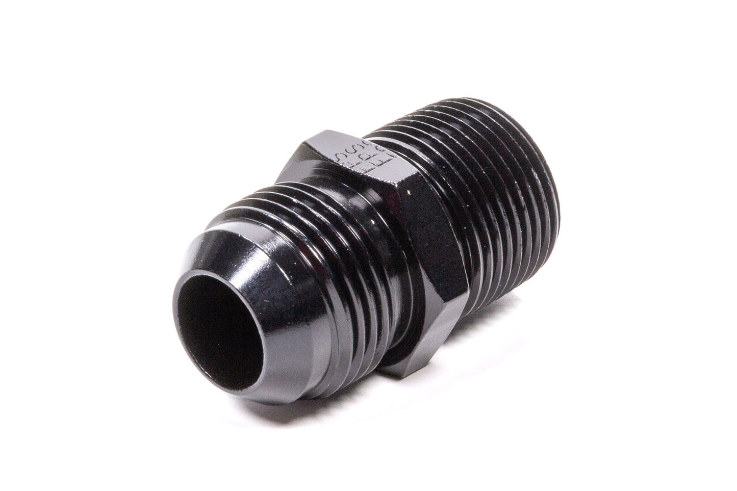 Fragola Straight Adapter Fitting #12 x 3/4 MPT Black FRG481612-BL