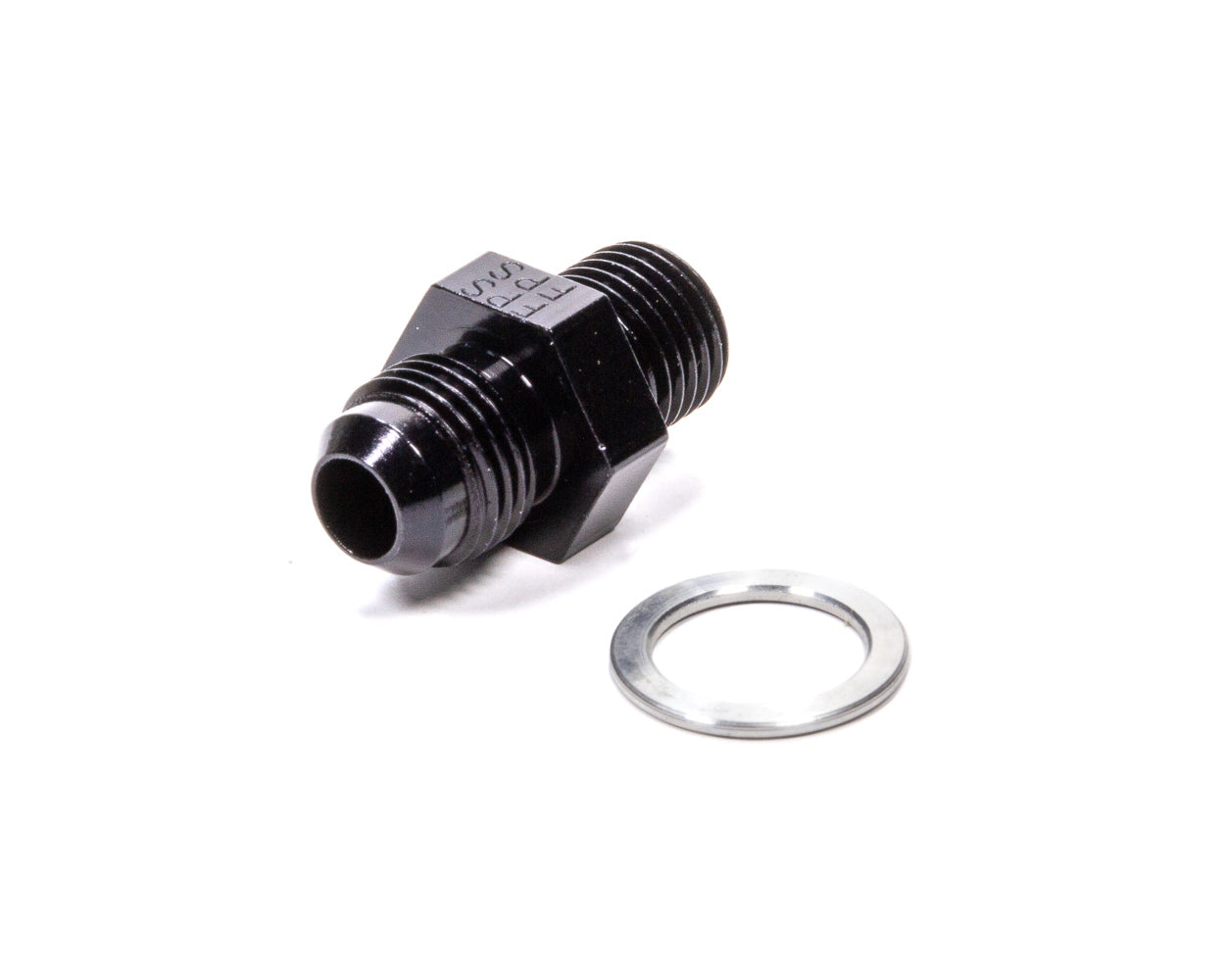 Fragola Trans Adapter Fitting #6 x 1/4 MPT Black FRG481670-BL