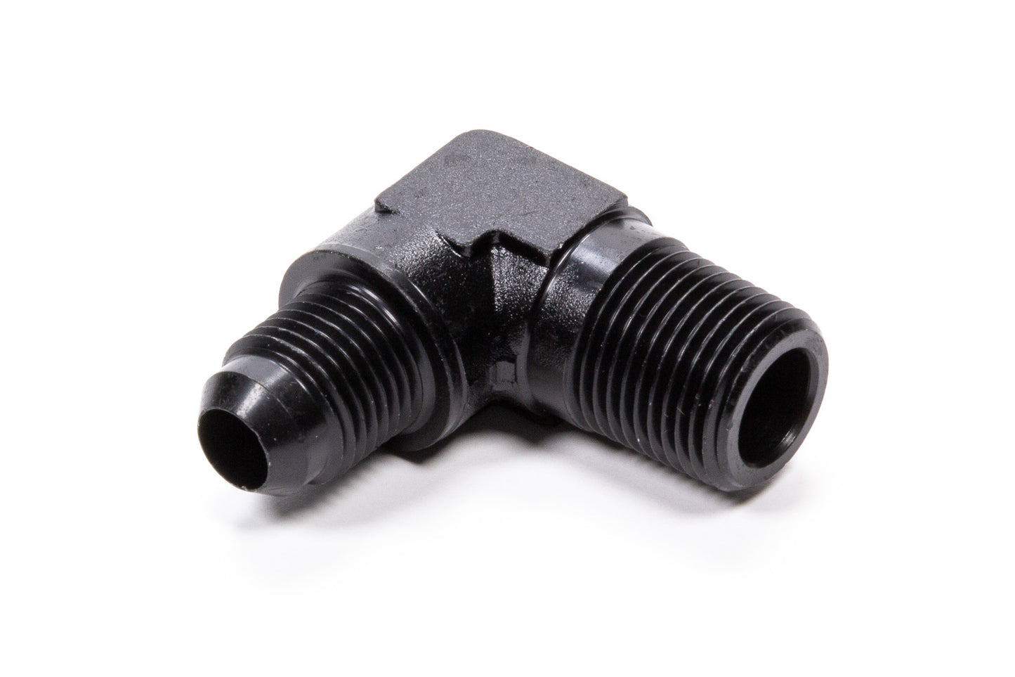 Fragola 90 Deg Adapter Fitting #6 x 1/2 MPT Black FRG482268-BL