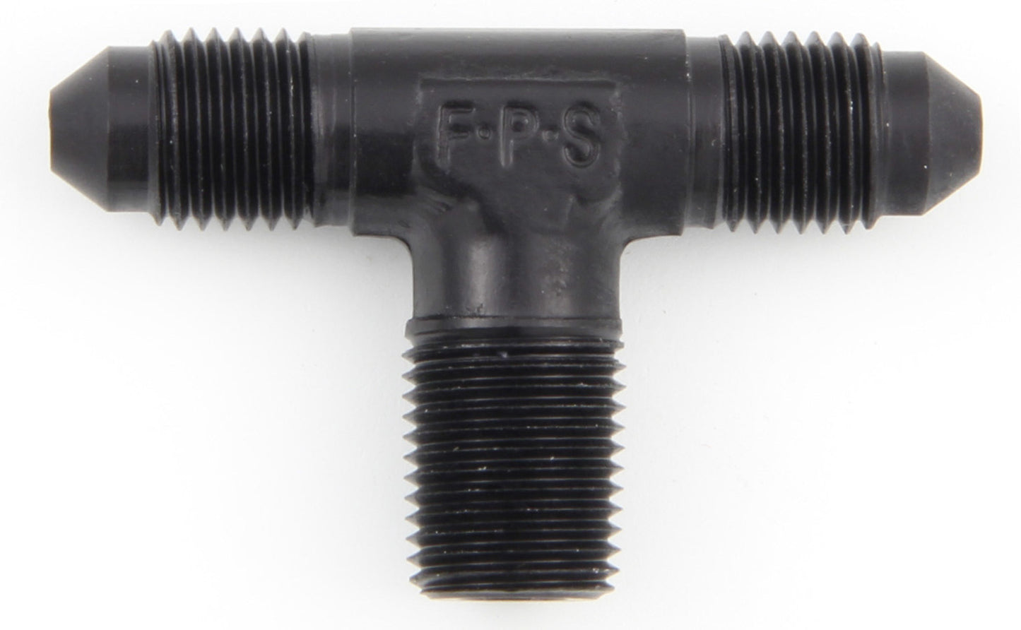 Fragola #3 x 1/8 MPT Tee Fitting Black FRG482503-BL
