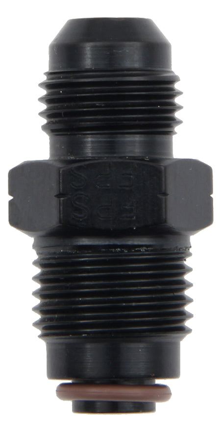 Fragola Male Adapter Fitting #6 x 16mm x 1.5 FI Black FRG491963-BL