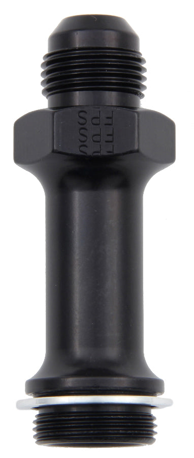 Fragola Carb Adapter Fitting #8 x 7/8-20 3in Long Blk FRG491976-BL