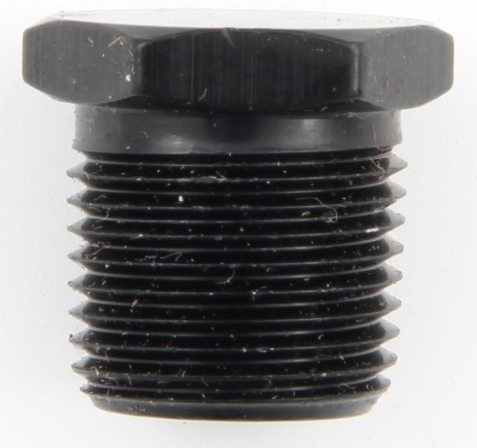 Fragola 1/4 MPT Hex Pipe Plug Black FRG493302-BL