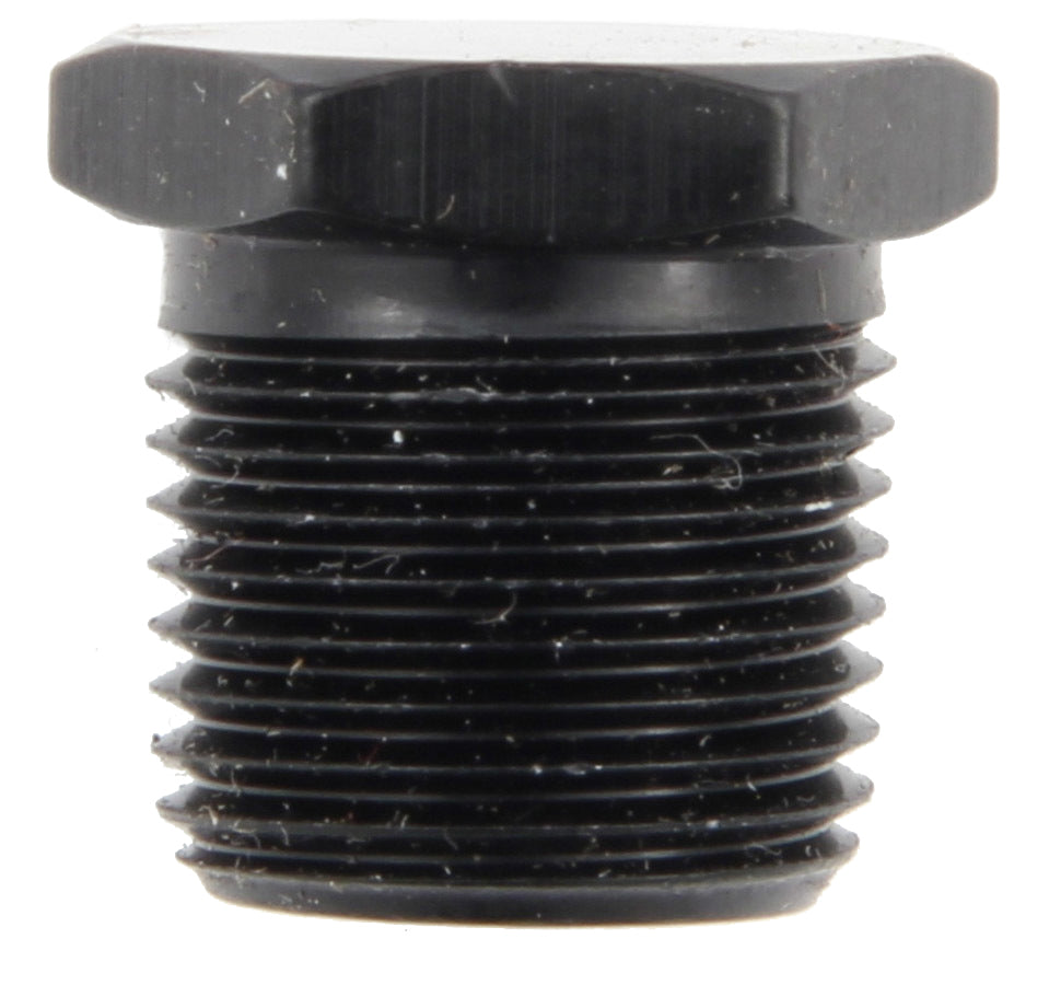 Fragola 3/8 MPT Hex Pipe Plug Black FRG493303-BL