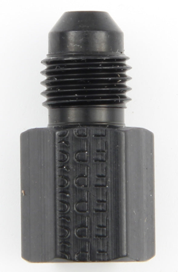 Fragola Gauge Adapter Fitting #3 x 1/8 FPT Str Black FRG495020-BL