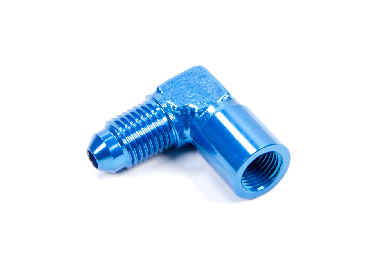 Fragola #4 Male x 1/8 FPT 90 Deg Gauge Adapter Inline FRG495023