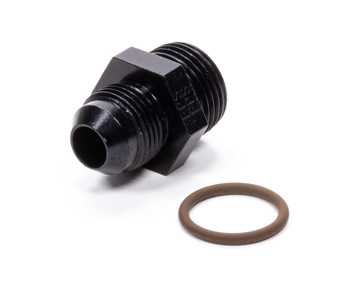 Fragola #8 x 7/8-14 (#10) Radius O-Ring Fitting Black FRG495104-BL