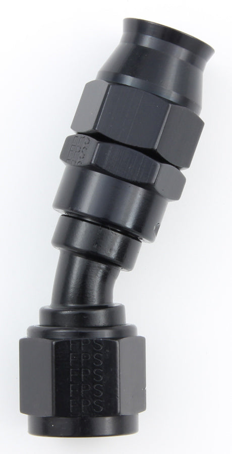 Fragola Hose Fitting #8 30 Deg PTFE Black MPN FRG683008-BL