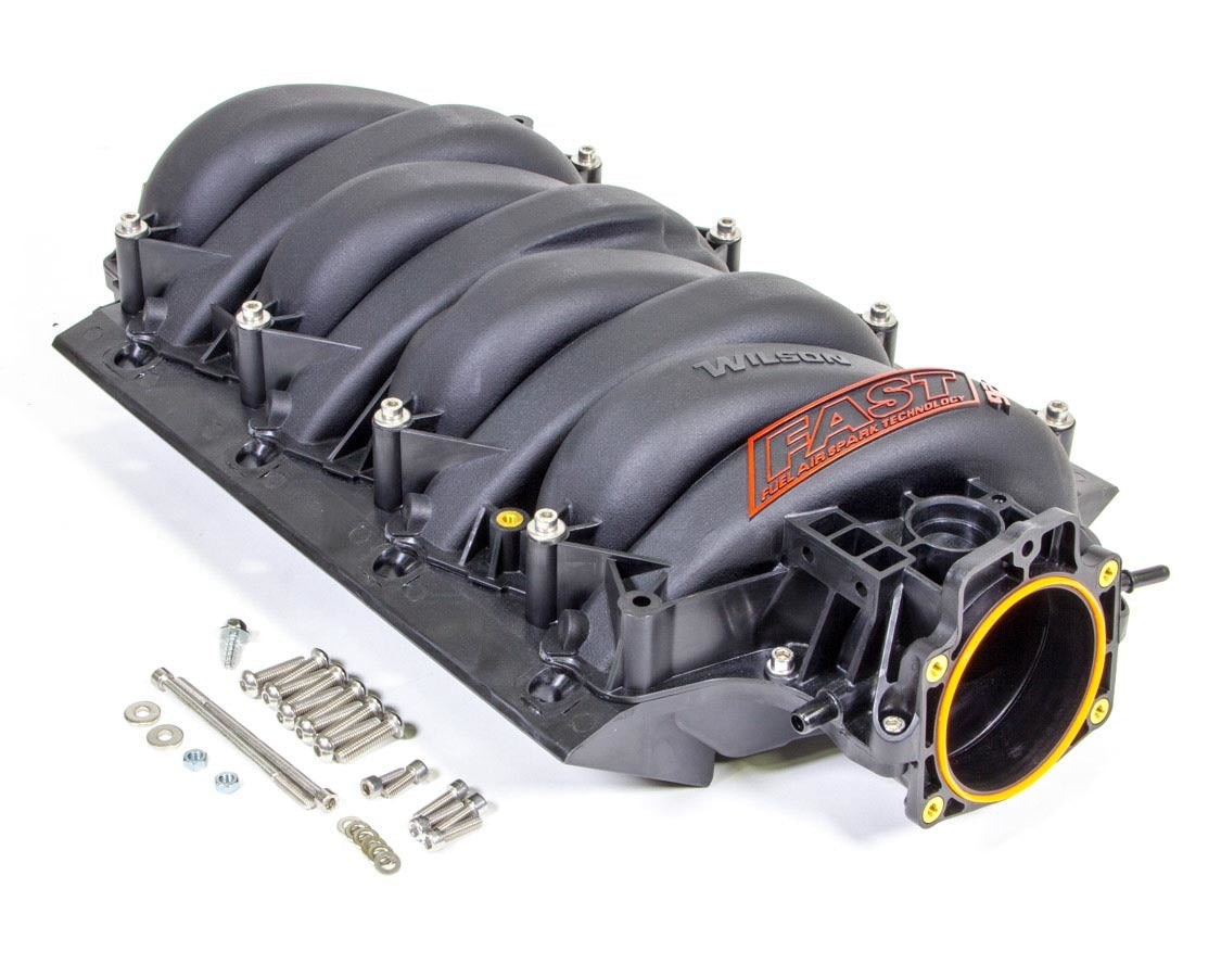 Fast Electronics GM LS Intake Manifold - LSXR 92mm Black MPN FST54039B For GM LS-Series
