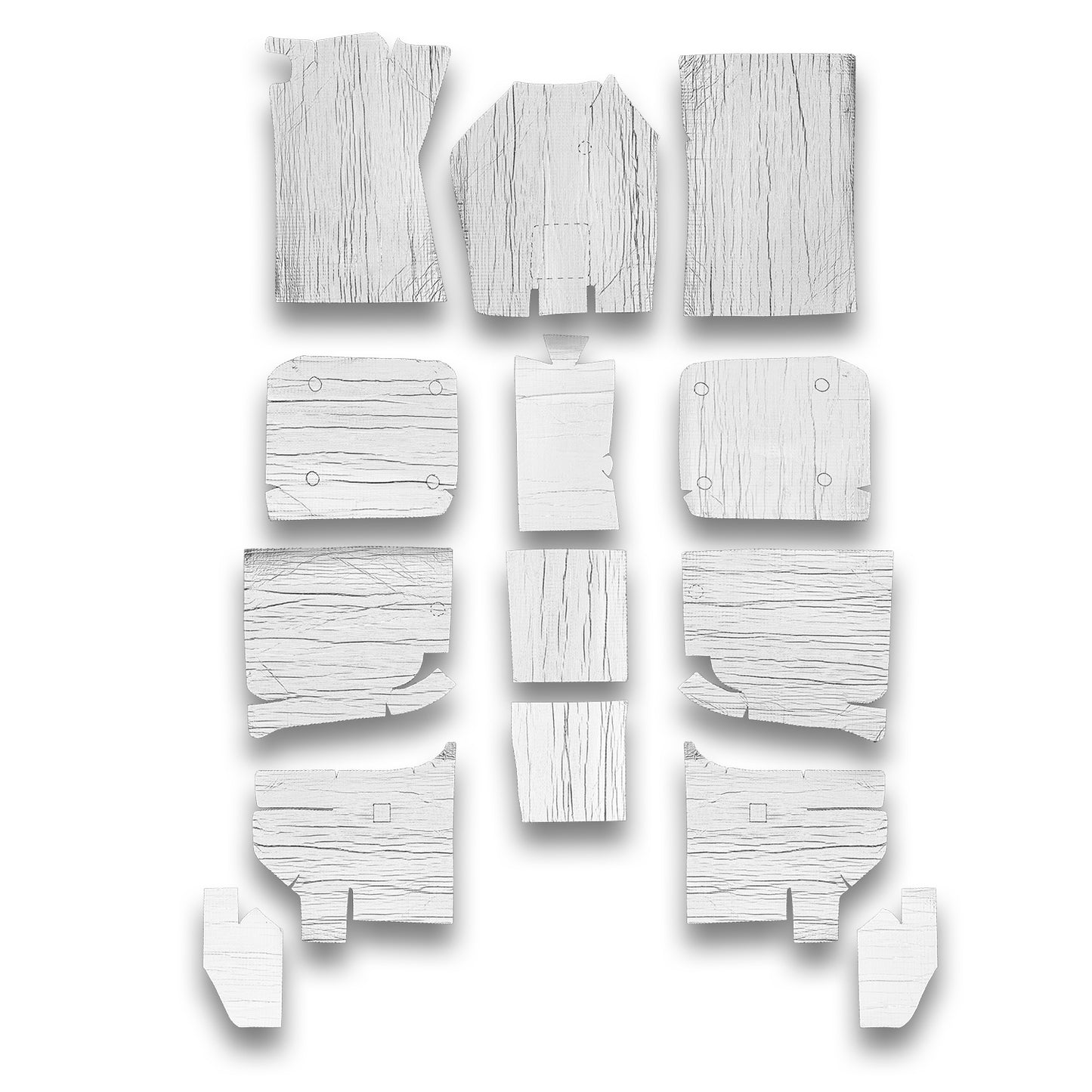 Flatline Barriers 64-68 Ford Mustang Coupe Floor Insulation Kit MPN FTLTABZ6002 For Ford Mustang 1964-68