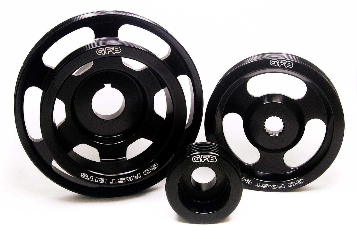 Go Fast Bits Pulley Kit 3pc Kit Underdrive Subaru 08-14 MPN GFB2014 For Subaru 2008-14