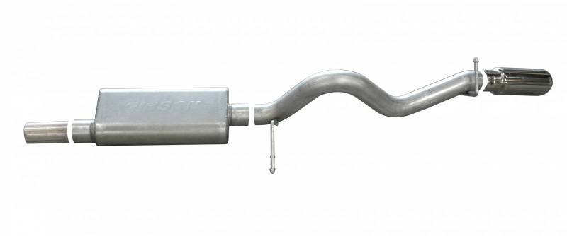 Gibson Exhaust Cat-Back Single Exhaust System Stainless MPN GIB612801 For Hummer 2008-10