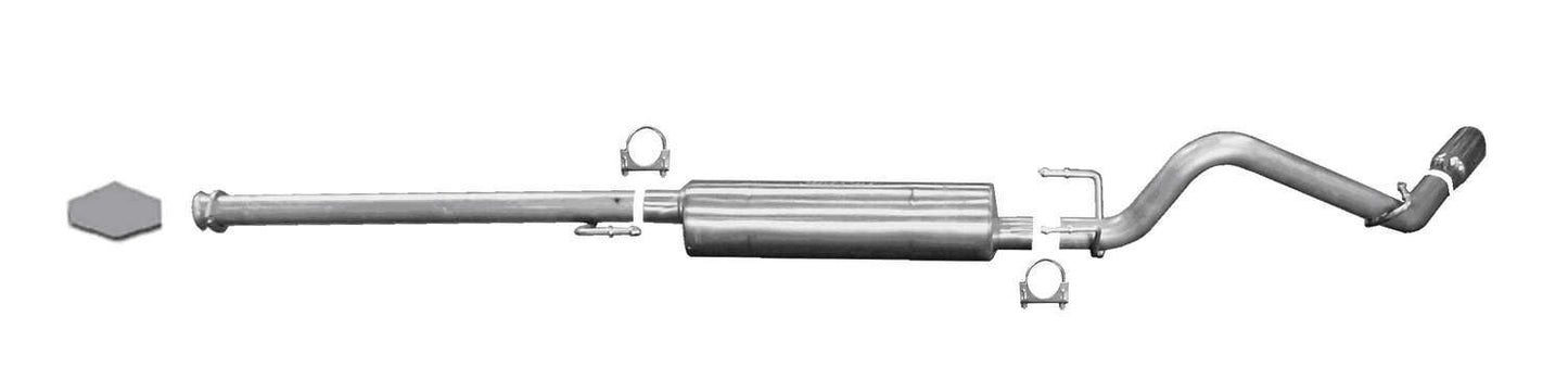 Gibson Exhaust Cat-Back Single Exhaust System Stainless GIB618802