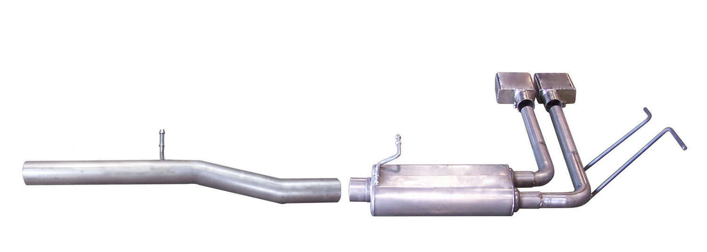 Gibson Exhaust Cat-Back Super Truck Exh aust System Stainless MPN GIB65639 For GM Fullsize Truck 2010-13