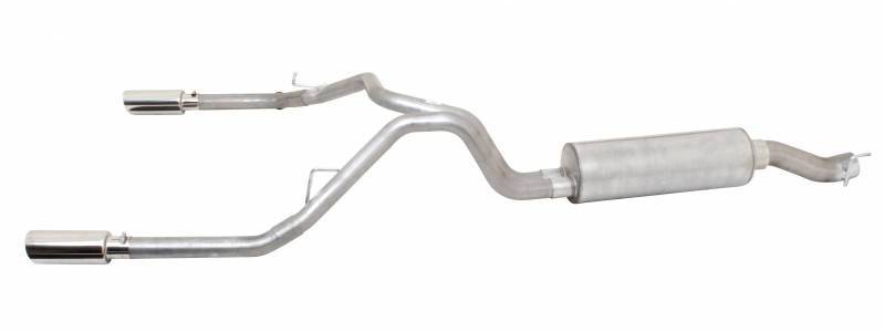Gibson Exhaust Cat-Back Dual Split Exha ust System Stainless MPN GIB66568 For Dodge Fullsize Truck RAM 2014-19