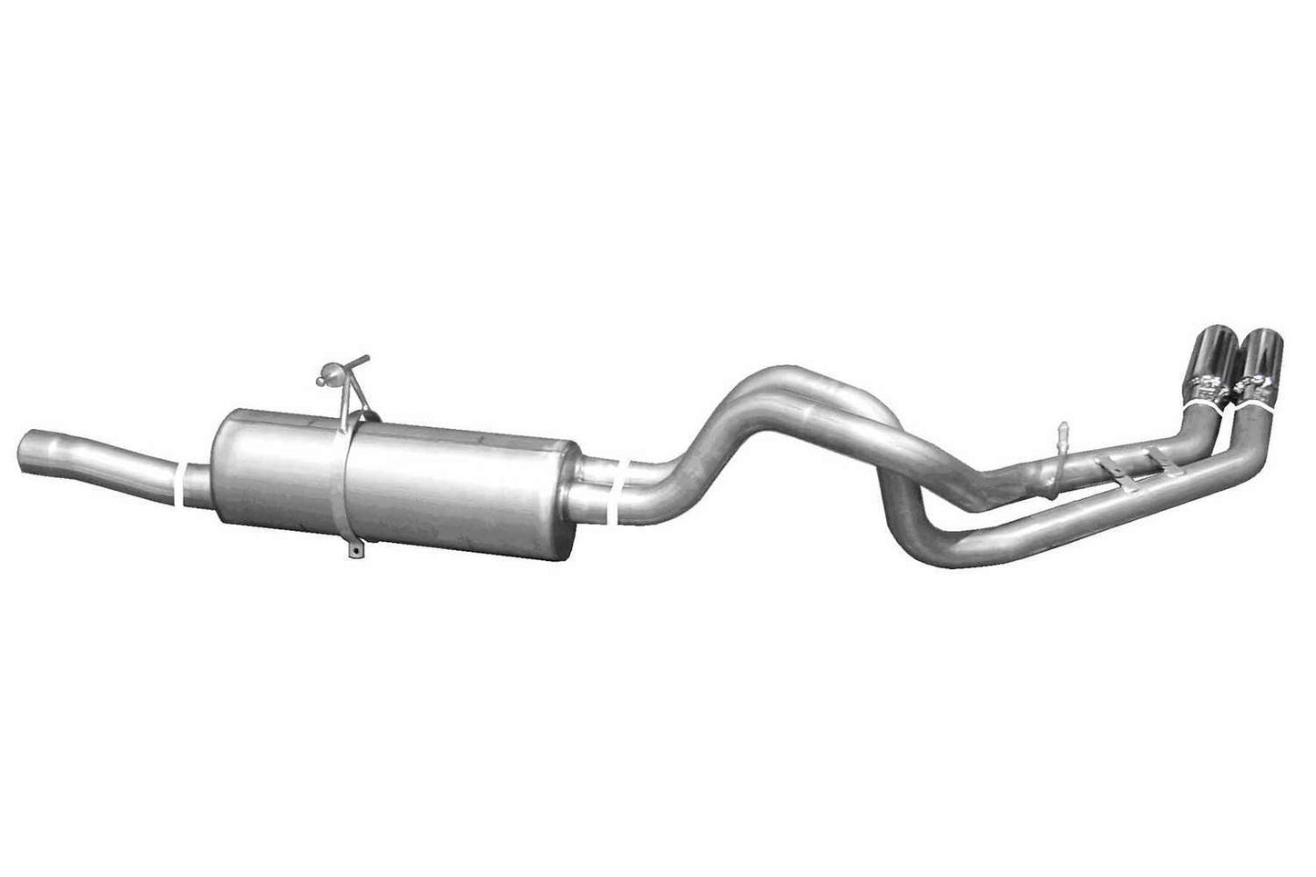 Gibson Exhaust 99-04 Ford SD 5.4/6.8L Dual Sport SS Exhaust Kt MPN GIB69100 For Dodge Fullsize Truck RAM 1999-2004