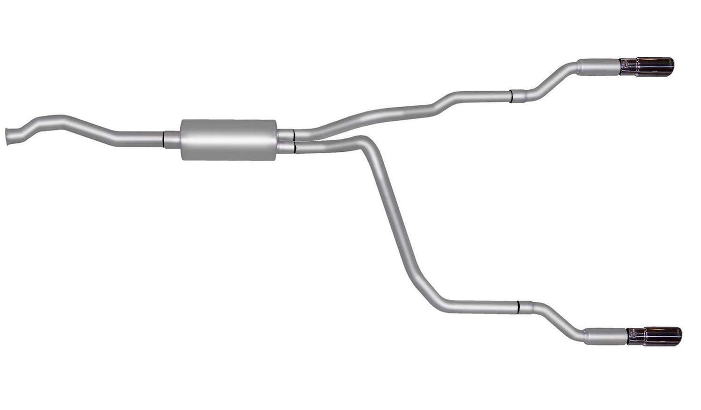Gibson Exhaust Cat-Back Dual Split Exha ust System Aluminized MPN GIB9508 For Ford, Mazda Truck 1998-2011