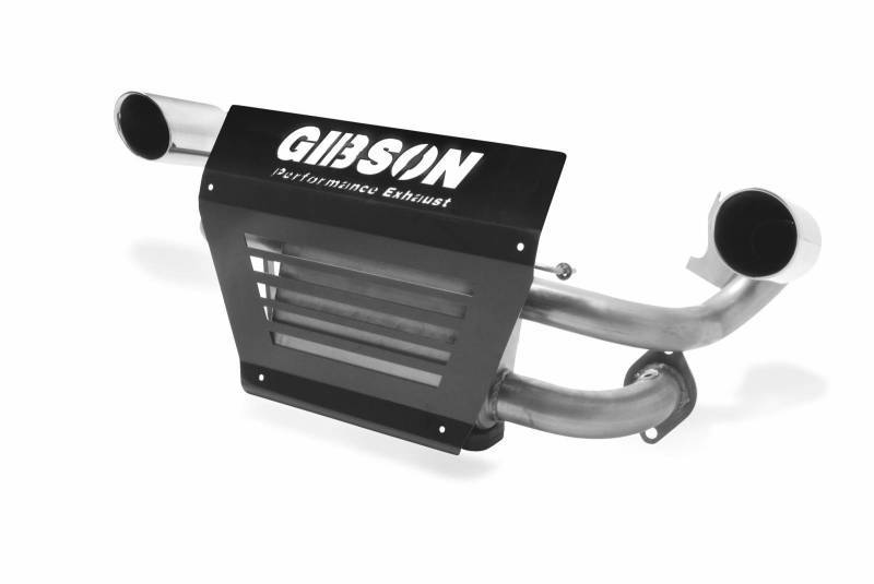 Gibson Exhaust Polaris UTV Dual Exhaust Stainless MPN GIB98021 2015