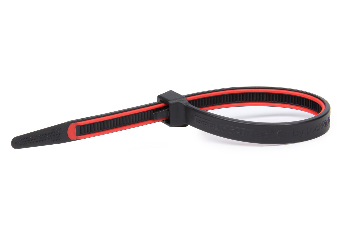 Grip Lock Ties GripLockTies 12 in OAL Red Rubber 15pk GLT2912BKRDHB15