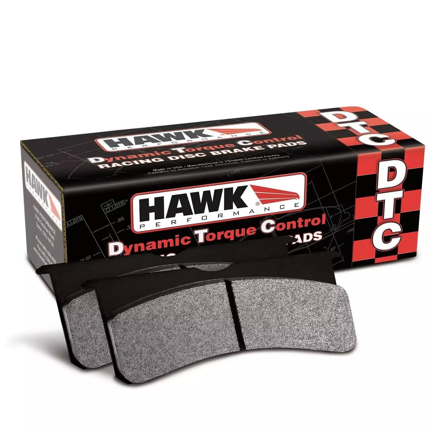 HAWK BRAKE BRAKE PAD 02-20 HONDA FRONT HAWHB393G.665
