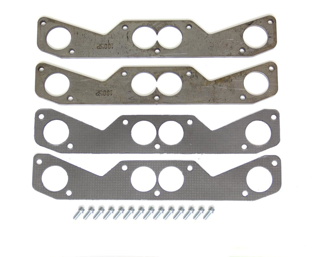 Hedman SB Chevy 1.875in Flanges Round Port Outer Flange MPN HED10052 For Chevy